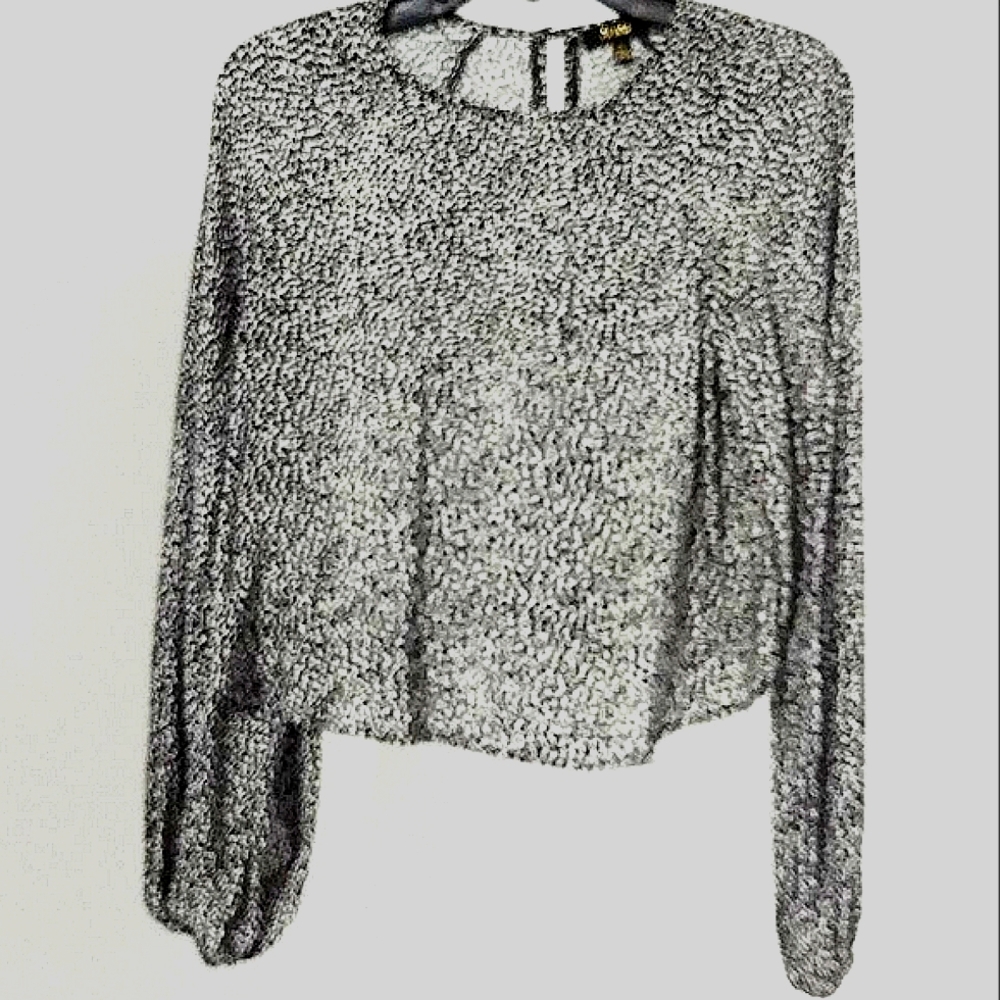 AFRM Dot Blouse Black Size S/P